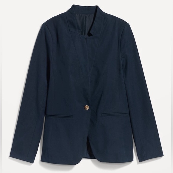 NWT! In the Navy Notched-Collar Pixie Blazer - Multiple Sizes 💙 - Picture 4 of 12
